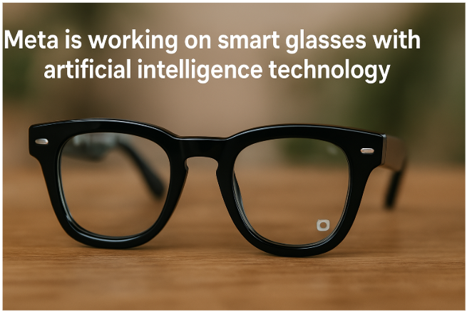 Meta is Working on Smart Glasses with Artificial Intelligence Technology